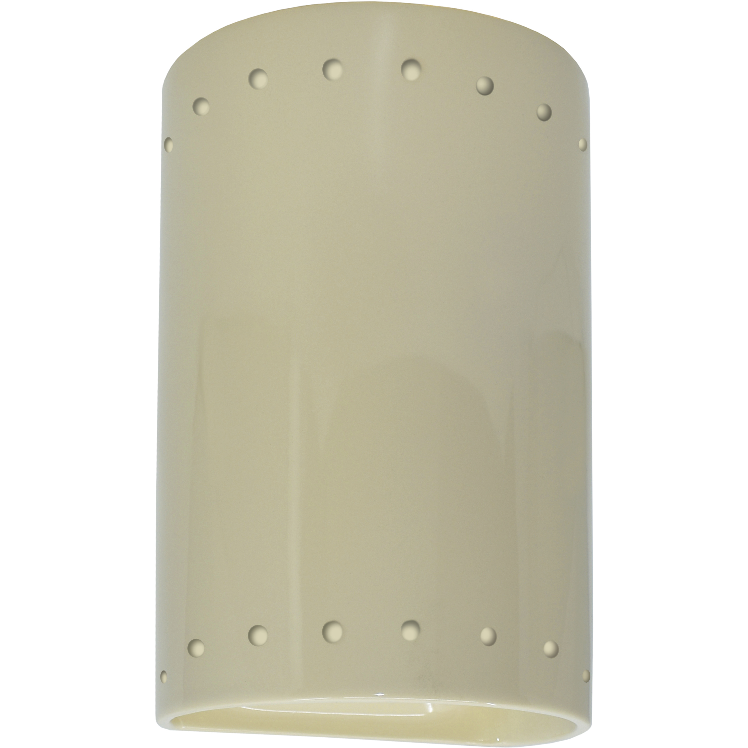 Ambiance Collection LED 9.5 inch Vanilla (Gloss) Outdoor Wall Sconce