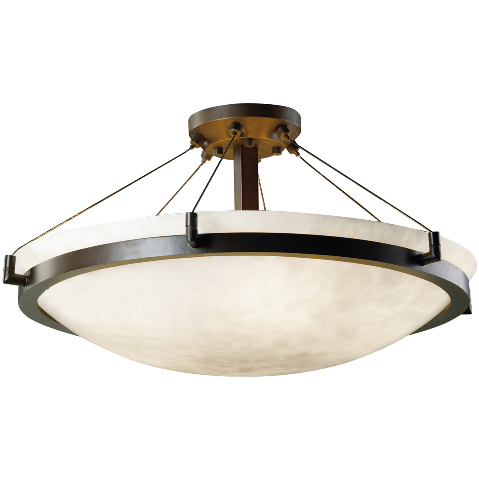 Justice Design CLD-9682-35-DBRZ-LED5-5000 Clouds LED 27 inch Dark ...