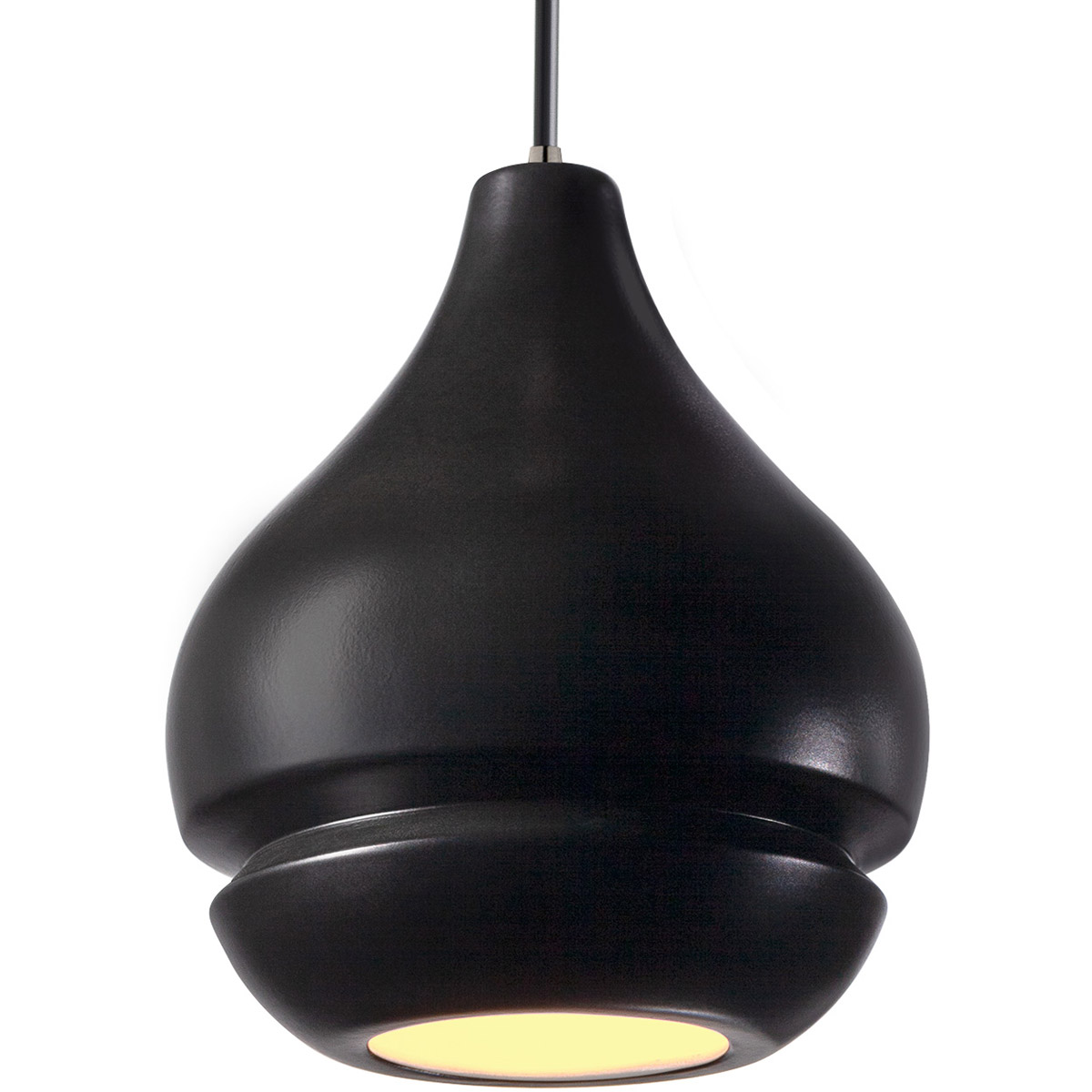 Radiance 1 Light 8 inch Dark Bronze Pendant Ceiling Light