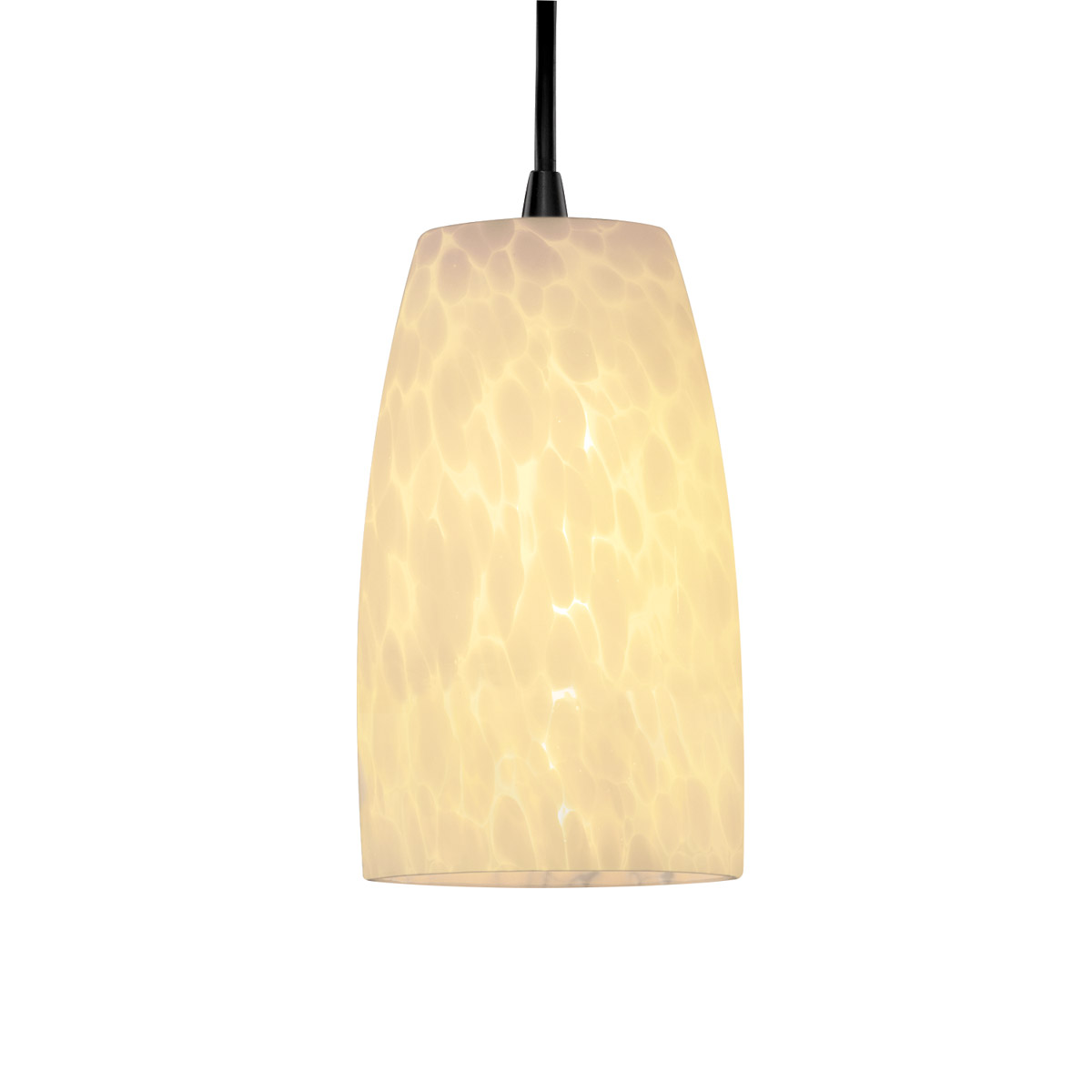 Fusion 1 Light Pendant Ceiling Light in Rigid Stem Kit, Antique Brass, Square with Flat Rim, Incandescent, Almond Fusion