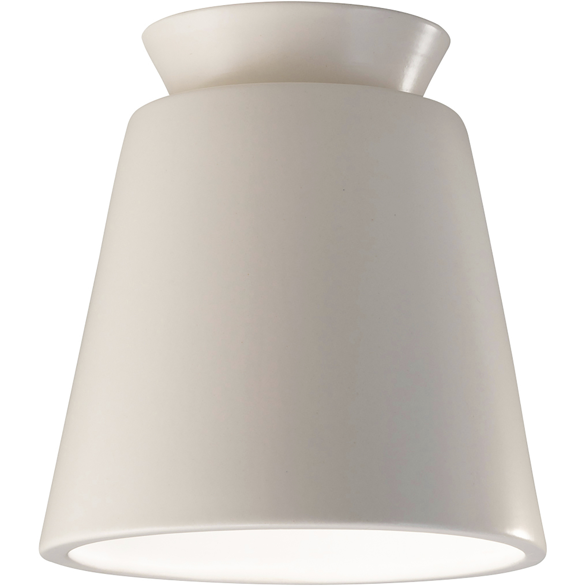 Radiance Collection 1 Light 7.5 inch Matte White Flush-Mount Ceiling Light
