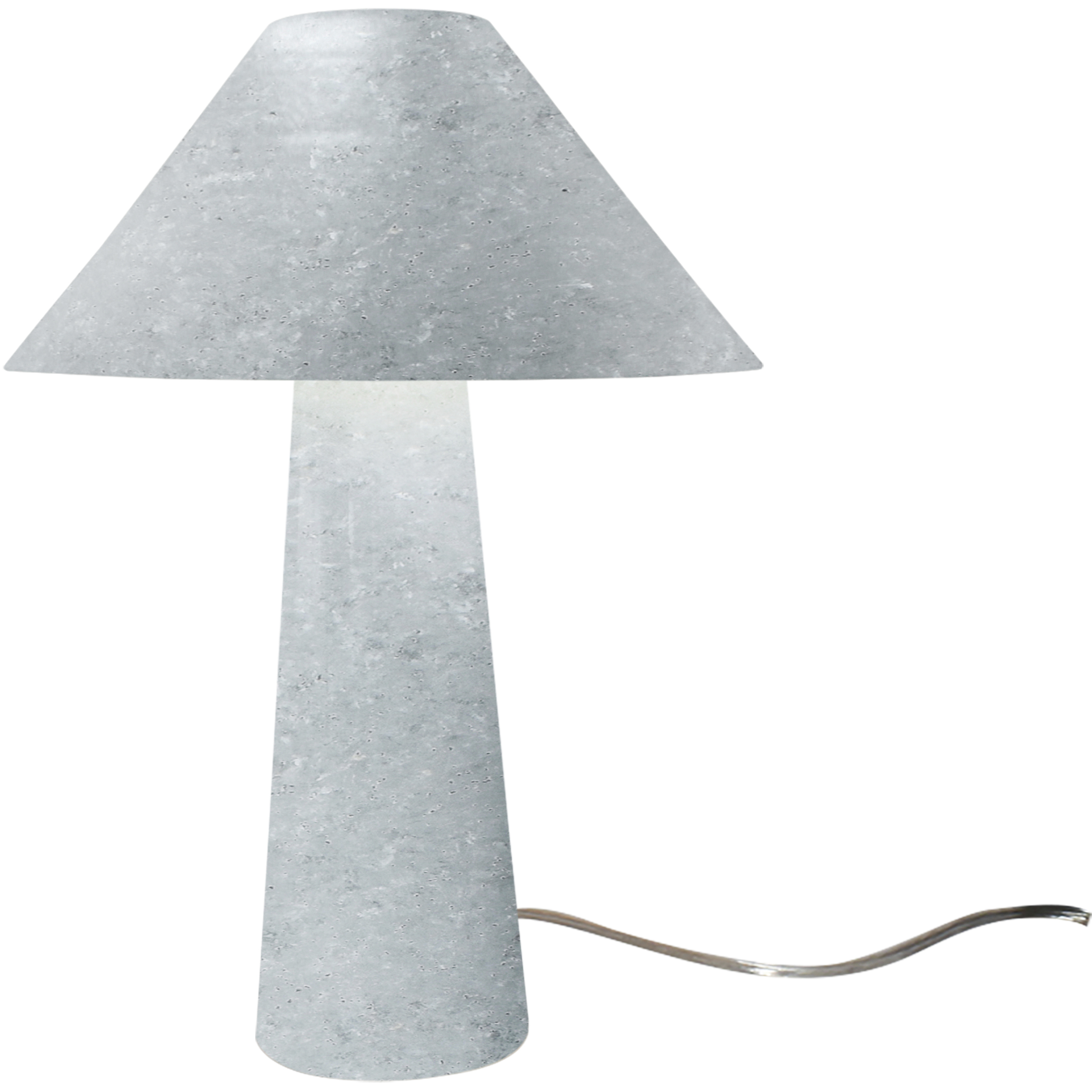 Lund 21.5 inch 120.00 watt Concrete and Brushed Brass Portable Lamp Portable Light