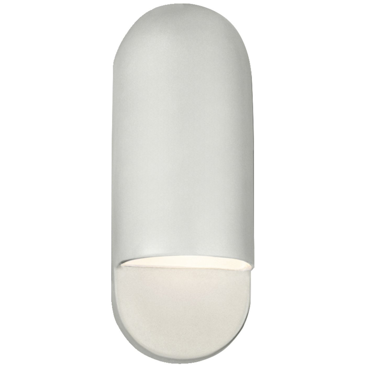 Ambiance Collection - Capsule Wall Sconce Wall Light in Dedicated LED, Bisque, 4D x 14H, Form+Finish+Function