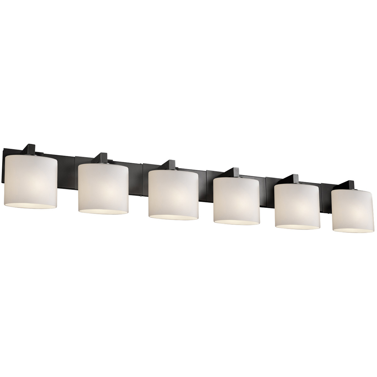 Fusion LED 56.5 inch Matte Black Bath/Vanity Wall Light