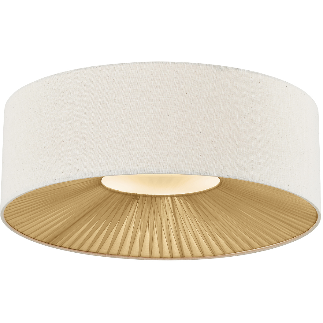 Textile Collection 6 Light 24 inch Matte Black Flush Mount Ceiling Light, Warren Family