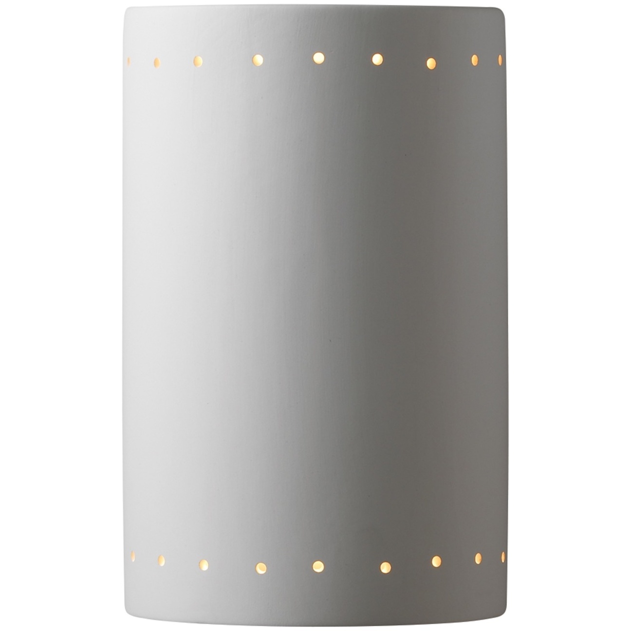 Ambiance Cylinder LED 7.75 inch Hammered Iron Wall Sconce Wall Light, Large