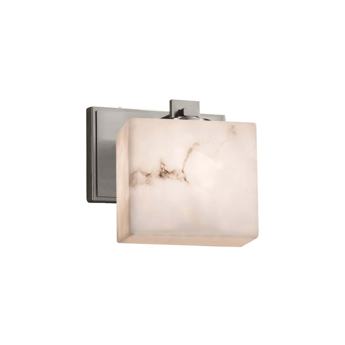 Lumenaria 1 Light 7 inch Polished Chrome ADA Wall Sconce Wall Light in Rectangle, Incandescent