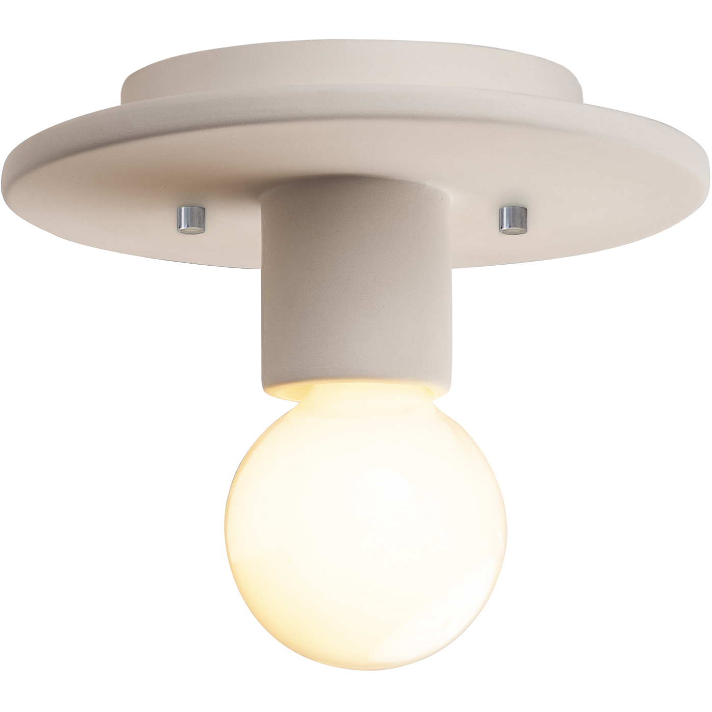 Radiance Collection 1 Light 8 inch Canyon Clay Flush Mount Ceiling Light