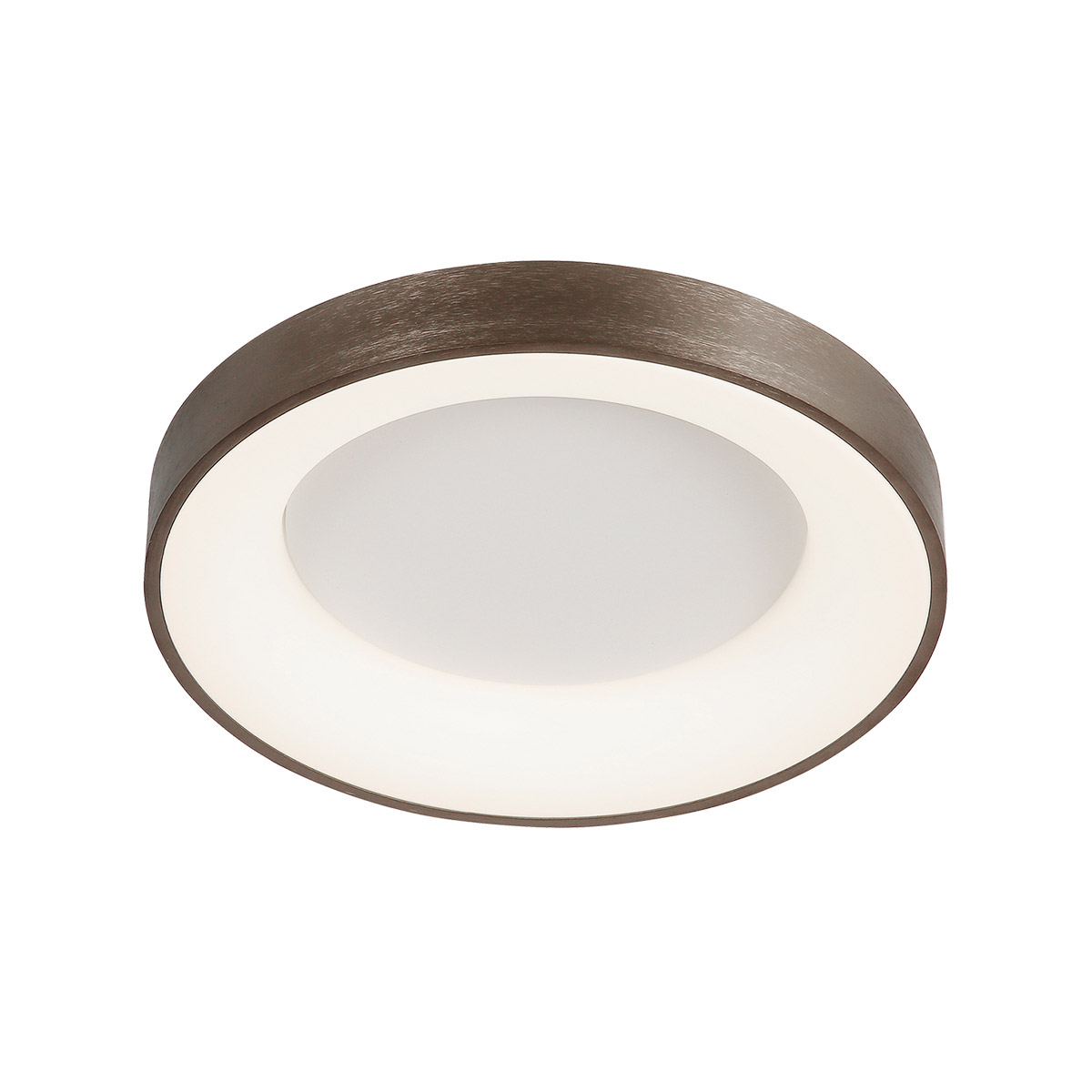 EVOLV LED 15 inch Light Bronze Flush-Mount Ceiling Light, Sway Family