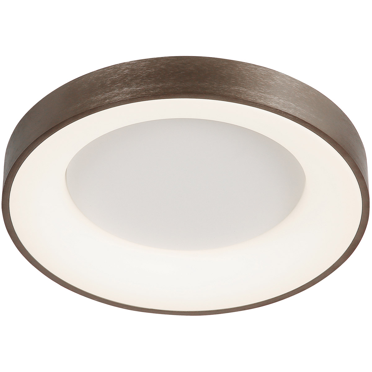EVOLV LED 24 inch Light Bronze Flush-Mount Ceiling Light, Sway Family
