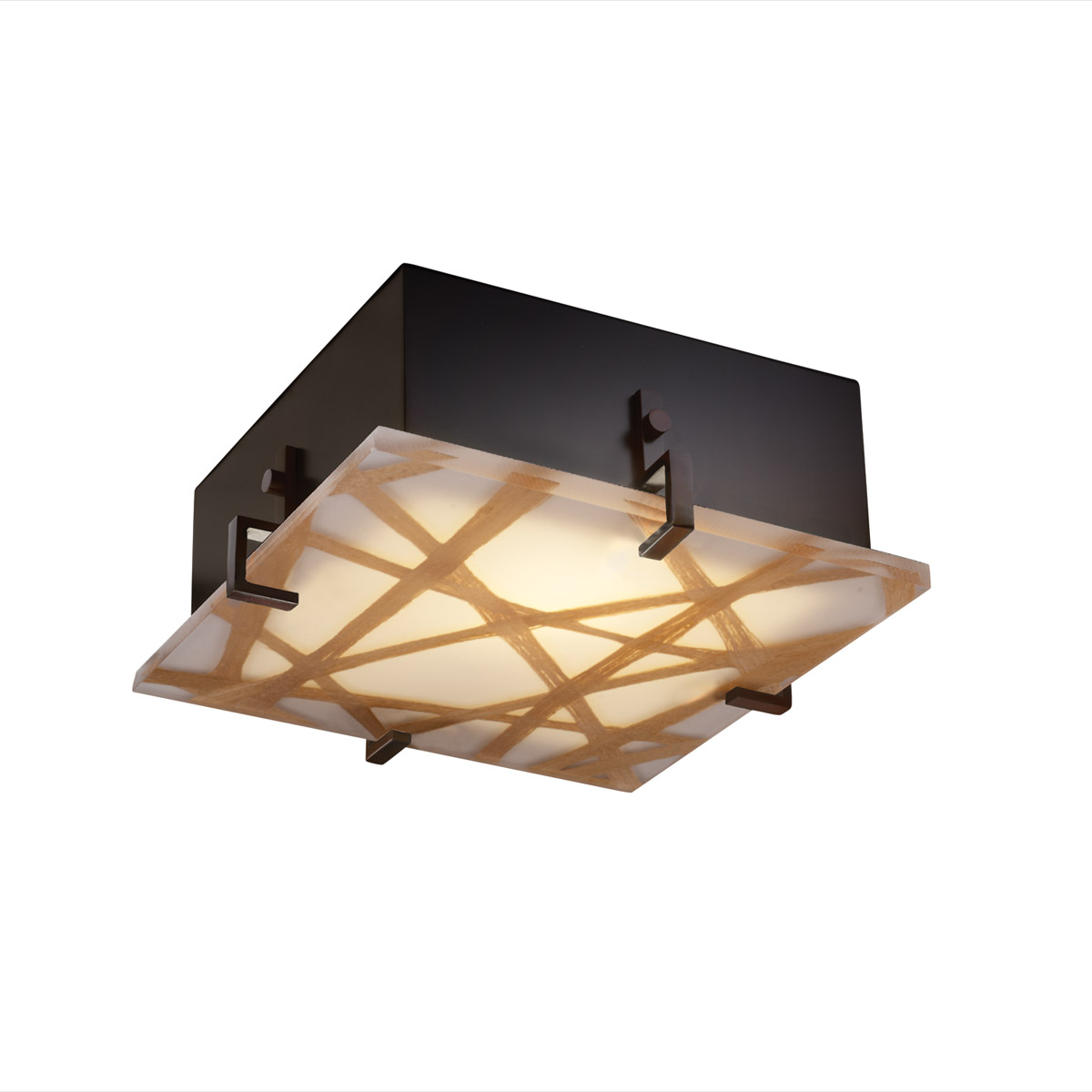 3form LED 12.5 inch Brushed Nickel Flush Mount Ceiling Light