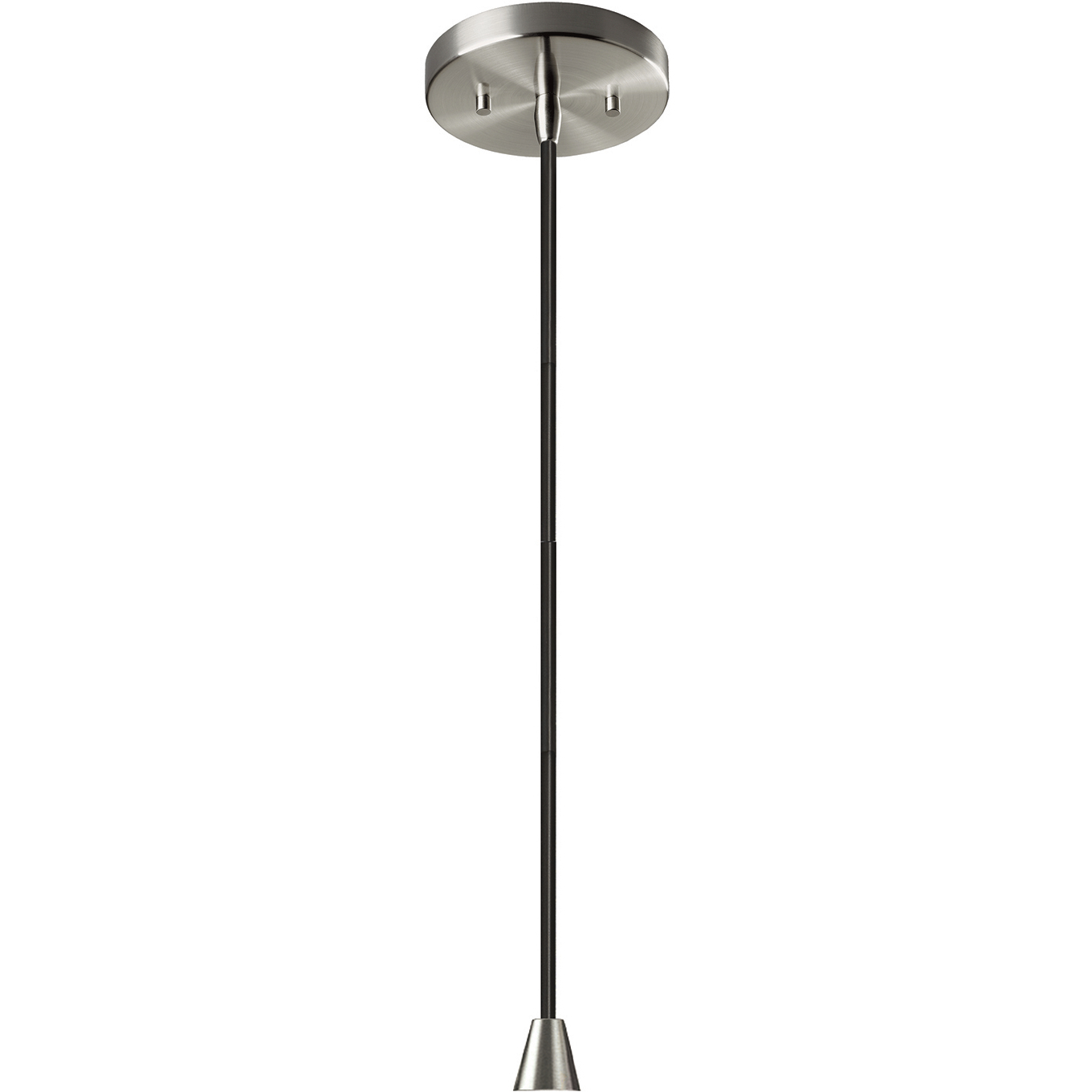 Radiance Collection 12 inch Polished Chrome Pendant Ceiling Light in Dedicated LED, Antique Copper, Black, Form+Finish+Function