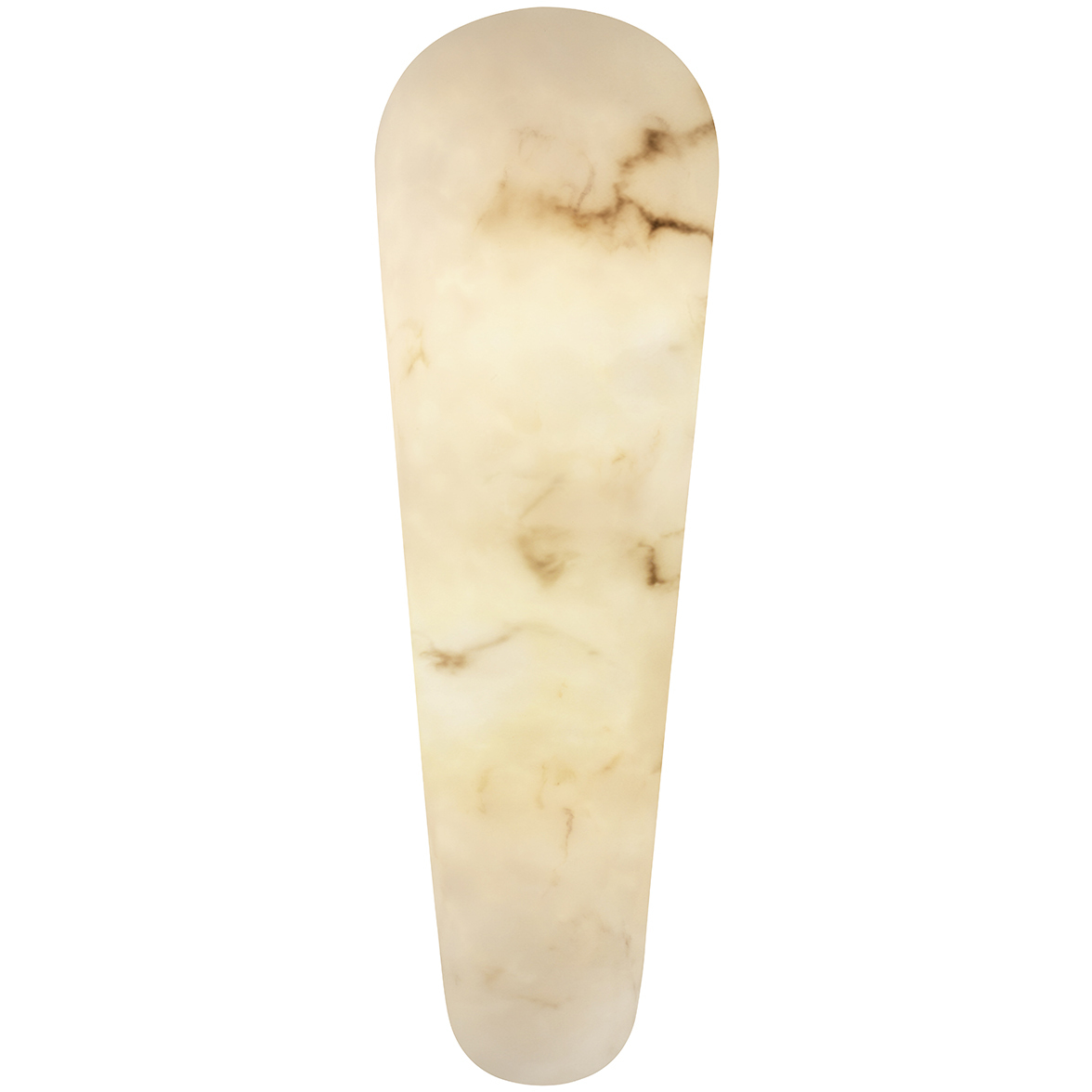 LumenAria Collection - Lumi Family 2 Light 6.25 inch Faux Alabaster Resin ADA Wall Sconce Wall Light in 4" D x 6.25" W x 18.5" H, EVOLV
